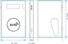 AirID FIDO BADGE - The wireless FIDO Authenticator with visual ID card slot
